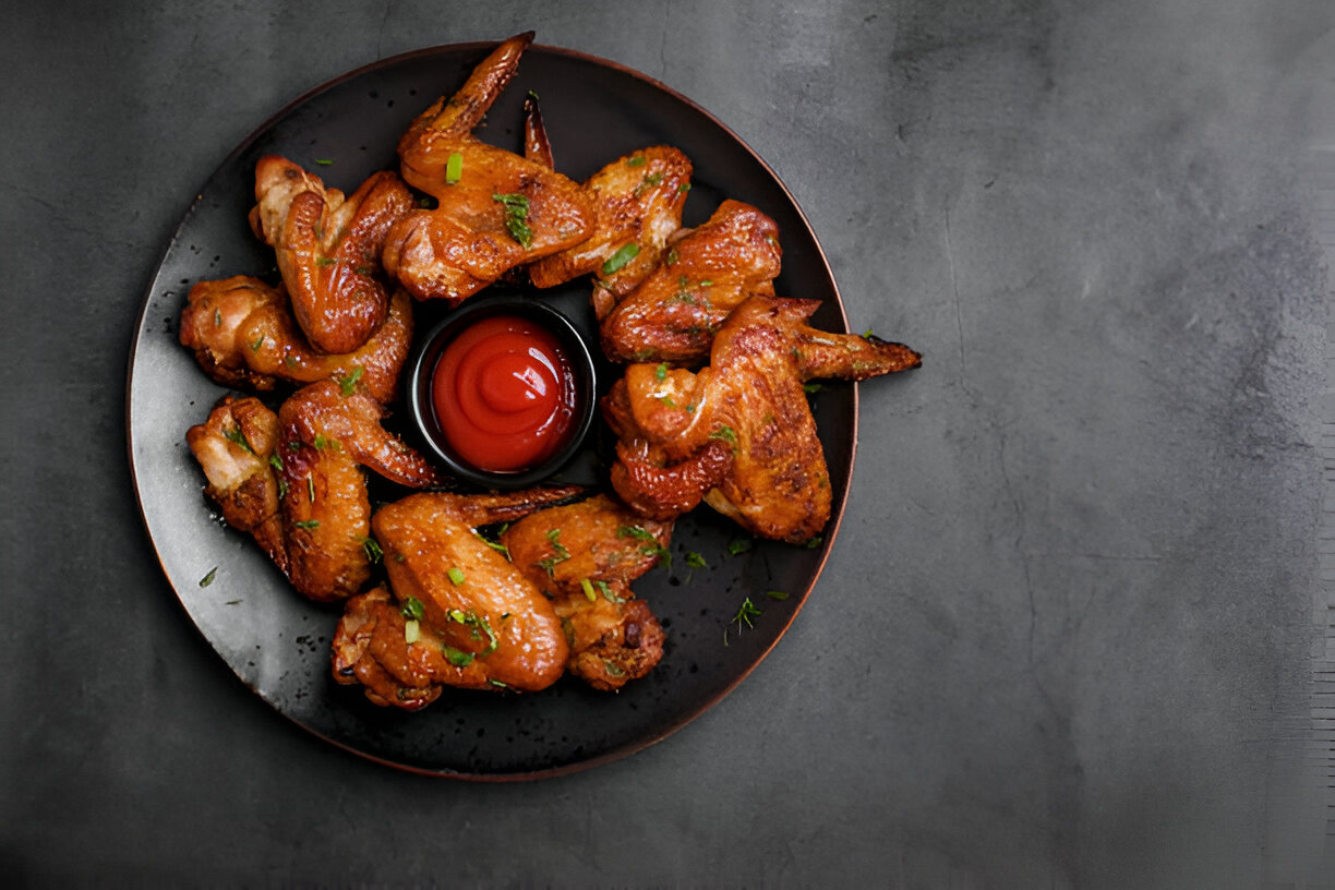 Crispy chicken wings